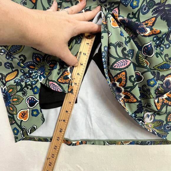 MOTEEPI Dressy High Waisted Athletic Golf Skirt/ Skort w/ Pattern & Pockets 2XL - Picture 8 of 10